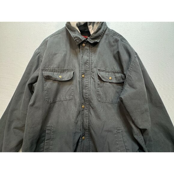 Wolverine Mens Utility Hooded Jacket Size XL Gray Insulated Outdoors Camping - Picture 5 of 16